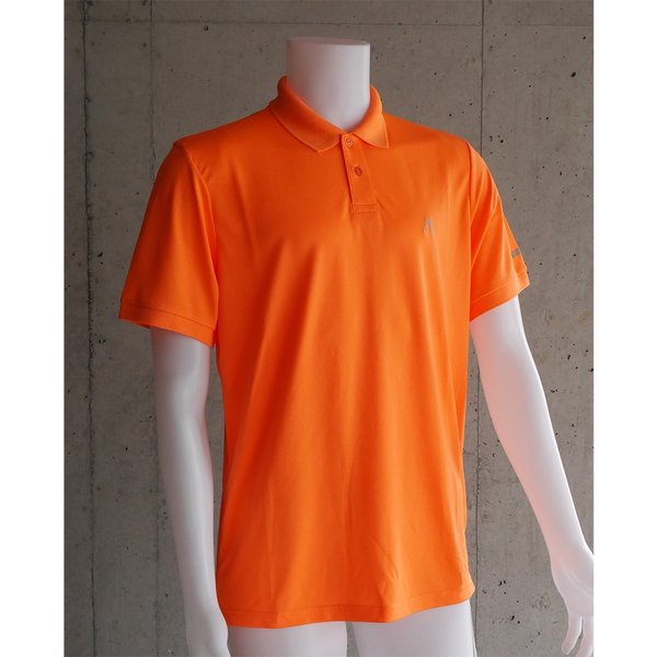 ALBERTO メンズ半袖ポロシャツ　HUGH6570B-AL321 サイズM オレンジ